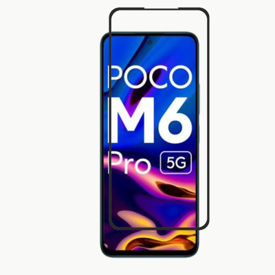 BRENZZ Tempered Glass Guard for POCO M6 PRO 5G(Pack of 1)