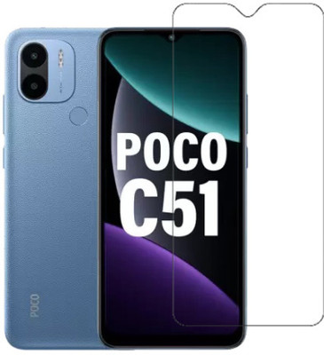 SRT Tempered Glass Guard for Poco C51(Pack of 1)