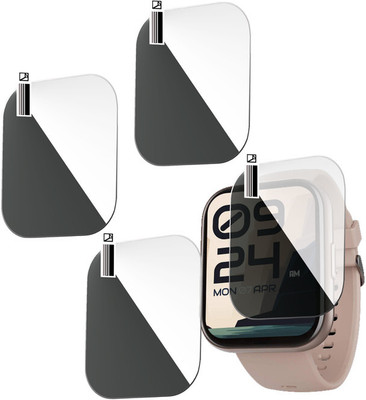 daffin Tempered Glass Guard for boAt Wave Neo Plus(Pack of 4)