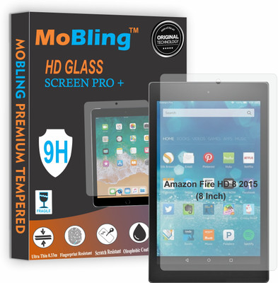 Mobling Tempered Glass Guard for Amazon Fire HD 8 2015 (8 Inch)(Pack of 1)