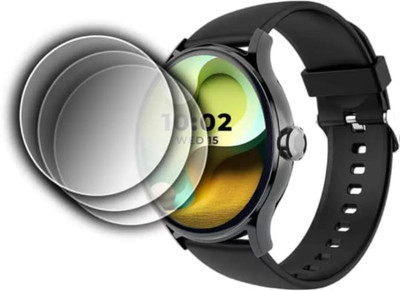 DB Tempered Glass Guard for BEATXP FLARE PRO SMART WATCH TEMPERED GLASS (PACK OF 3)(Pack of 3)