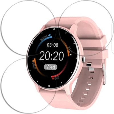ZIDZEE Tempered Glass Guard for ZLO2 ROUND SMART WATCH TEMPERED GLASS ( PACK OF 3)(Pack of 3)