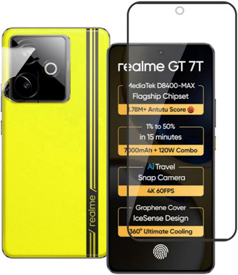 Aspir Tempered Glass Guard for Realme Gt 7t 5G(Pack of 1)