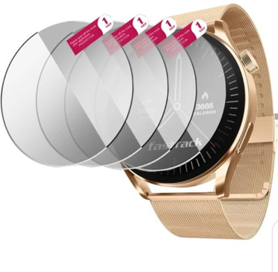 DOWRVIN Tempered Glass Guard for FASTRACK DEZIRE FX1 SMART WATCH TEMPERED GLASS( PACK OF 4)(Pack of 4)