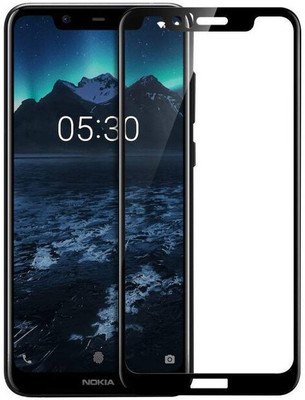 SmartPoint Edge To Edge Tempered Glass for Nokia 5.1 Plus(Pack of 1)