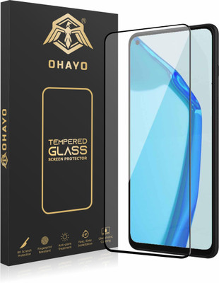 OHAYO Tempered Glass Guard for For OnePlus 9R(Pack of 1)