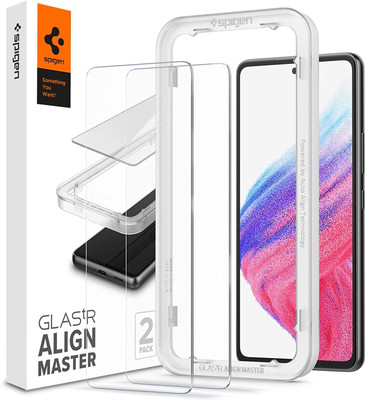 Spigen Tempered Glass Guard for Galaxy A53 5G(Pack of 2)