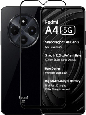 ASMANTIC Tempered Glass Guard for REDMI A4 5G(Pack of 1)