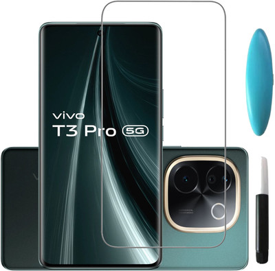 Hyper Tempered Glass Guard for Vivo T3 Pro 5G, vivo T3 Pro 5G(Pack of 1)