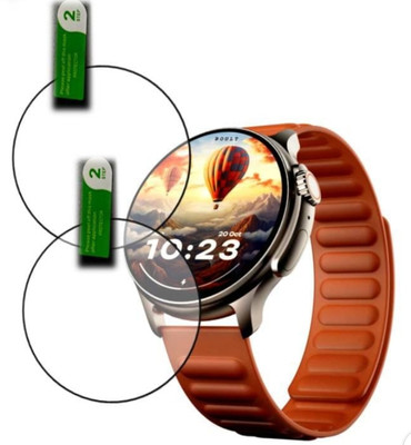 DB Tempered Glass Guard for BOULT CROWN R PRO 2 1.43 SMART WATCH TEMPERED GLASS (PACK OF 2)(Pack of 2)