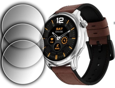 KHWABEEDA Tempered Glass Guard for NOISEFIT CREW PRO SMART WATCH TEMPERED GLASS (PACK OF 3)(Pack of 3)
