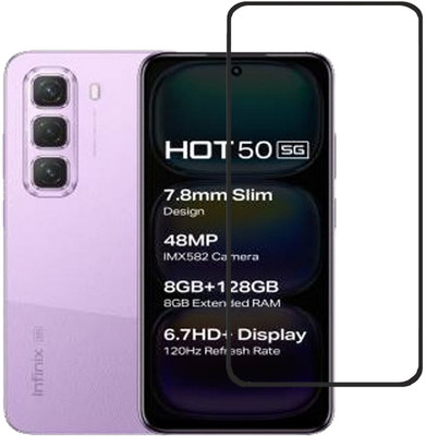 Flipkart SmartBuy Tempered Glass Guard for Infinix Hot 50 5G(Pack of 1)