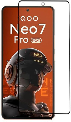 ALFA URBAN Tempered Glass Guard for IQOO Neo 7 Pro/Neo 7 5G / 11 5G Edge To Edge HD+ Tempered Glass Full Screen Coverage with Easy Installation(Pack of 1)