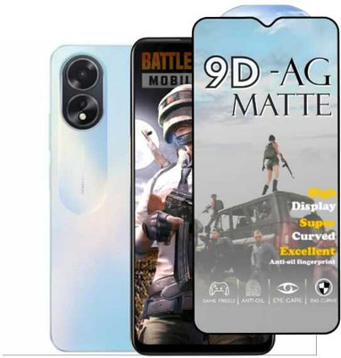 FAIYER BEAT Tempered Glass Guard for Premium matte Tempered Glass For oppo A18(matte finish,Pack Of 1) Advanced gaming matte Full Screen Coverage Screen Protector for oppo A18(Pack of 1)