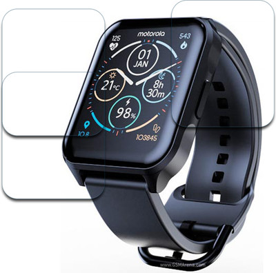 MUTAALI Tempered Glass Guard for Motorola Moto Watch 70 smartwatch(Pack of 3)