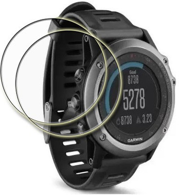 MUTAALI Tempered Glass Guard for Garmin Fenix 3 smartwatch(Pack of 2)