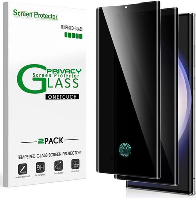 LIKECASE Tempered Glass Guard for Samsung Galaxy S23 Ultra 5G(Pack of 2)