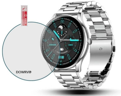 KHWABEEDA Tempered Glass Guard for PEBBLE COSMOS BOLD PRO SMART WATCH(Pack of 1)