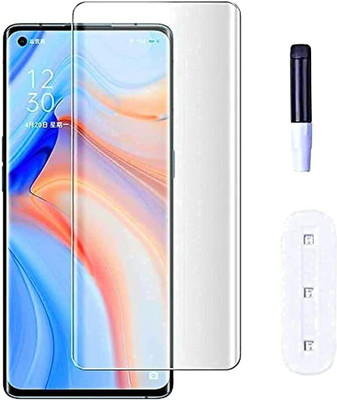Maxboost Tempered Glass Guard for Oppo Find X2 Premium Border Less UV Screen Protector Guard, 9H Hardness(Pack of 1)