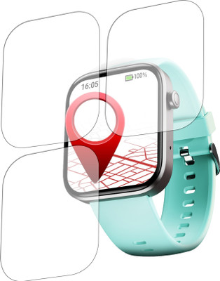 NLLYW Tempered Glass Guard for boAt Storm Call 3 Plus(Pack of 3)