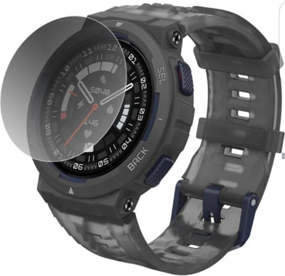 KHWABEEDA Tempered Glass Guard for AMAZFIT ACTIVE EDGE SMART WATCH TEMPERED GLASS(Pack of 1)