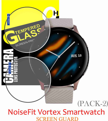 Olonga Tempered Glass Guard for NoiseFit Vortex Smartwatch(Pack of 2)