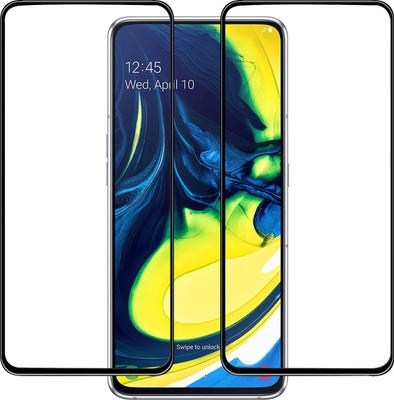 Qyist Tempered Glass Guard for Samsung Galaxy A80(Pack of 2)