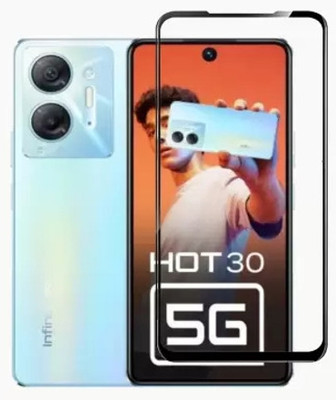 GDBUY Edge To Edge Tempered Glass for Infinix HOT 30 5G, Infinix HOT 30(Pack of 1)