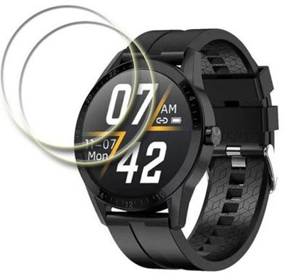 MUTAALI Tempered Glass Guard for Fire Boltt Talk BSW004 smartwatch(Pack of 2)