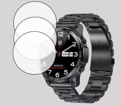DB Tempered Glass Guard for FIRE -BOLTT DAGGER LUXE ( R) SMART WATCH TEMPERED GLASS (PACK OF 3)(Pack of 3)