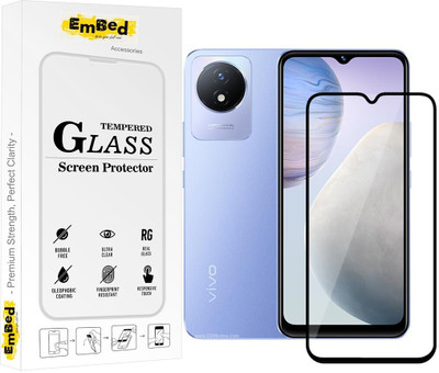 EmBed Tempered Glass Guard for Vivo Y11 2023(Pack of 1)