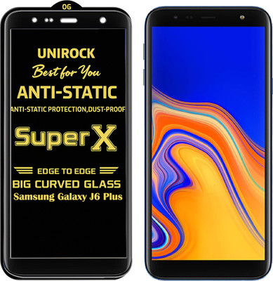 Unirock Tempered Glass Guard for Samsung Galaxy J6 Plus(Pack of 1)