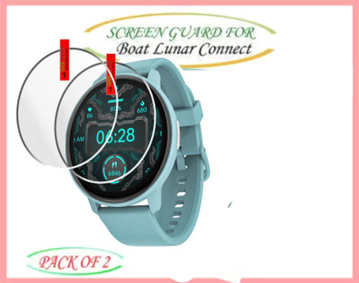 ICROMECK Tempered Glass Guard for BoAt Lunar Connect Smartwatch(Pack of 2)