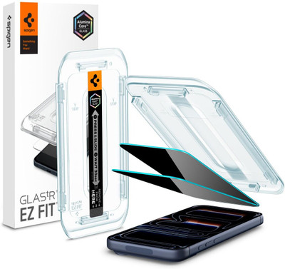 Spigen Tempered Glass Guard for iPhone 17 Pro, iPhone 17, iPhone 16 Pro(Pack of 2)