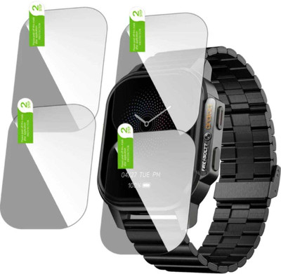 KHWABEEDA Tempered Glass Guard for FIRE-BOLTT SNAPP 4G WATCH SCREEN GUARD(Pack of 4)