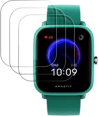 MUTAALI Tempered Glass Guard for Amazfit Bip U(Pack of 3)