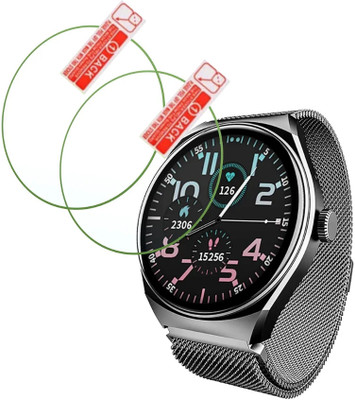 MUTAALI Tempered Glass Guard for boAt Lunar Seek Smartwatch(Pack of 2)