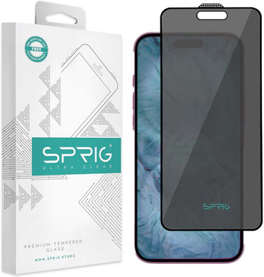Sprig Tempered Glass Guard for Sprig Edge To Edge Tempered Glass for IPHONE 16 PRO MAX, iPhone 16 Pro Max, 16 Pro Max (Pack of 1)(Pack of 1)