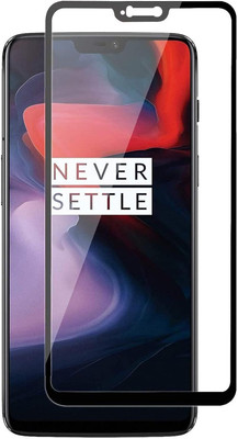COVJ Tempered Glass Guard for OnePlus 6 Tempered Glass Edge-to-Edge Protection 6D Screen Protector With Easy Installation Kit(Pack of 1)