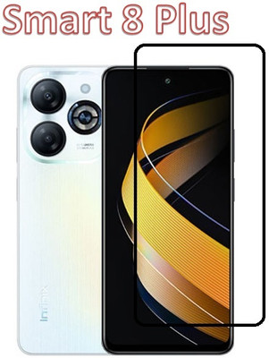 AB PRIME Edge To Edge Tempered Glass for Infinix Smart 8 Plus(Pack of 1)