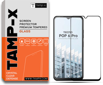TAMP-X Tempered Glass Guard for Tecno Pop 6 Pro(Pack of 1)