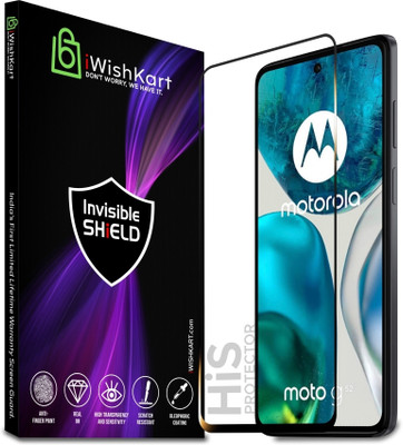 iWishKart Tempered Glass Guard for MOTOROLA G52, motorola moto g52 5g ( g 52 ) Gorilla Glass, Moto g60(Pack of 1)