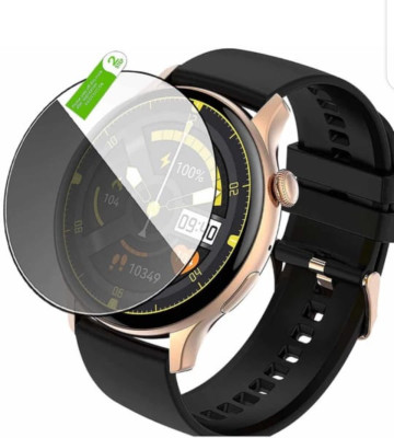 DOWRVIN Tempered Glass Guard for PEBBLE SPECTRA PRO SMART WATCH TEMPERED GLASS(Pack of 1)