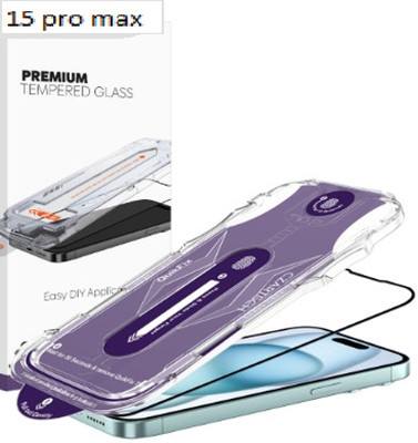Guardandgrip Tempered Glass Guard for Apple iPhone 15 Pro Max, Tempered Glass Guard for Apple iPhone 15 pro max Privacy Glass(Pack of 1)