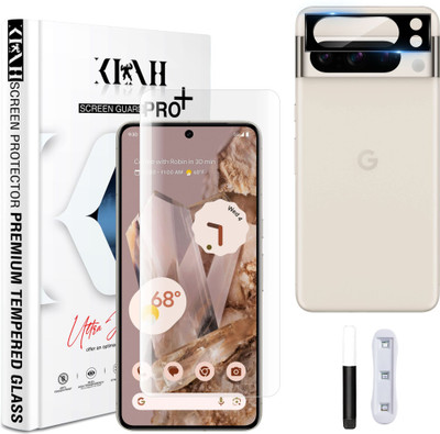 KLAH Tempered Glass Guard for Google Pixel 8 Pro, With Camera Lens Protector(Pack of 1)