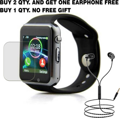 ARBAN Tempered Glass Guard for N4 DZ09 Smartwatch BUY 2 QTY AND GET ONE EARPHONE FREE(Pack of 1)