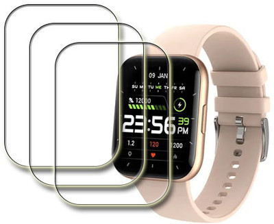 MUTAALI Tempered Glass Guard for Vikyuvi Vikfit Ultra smart watch(Pack of 3)