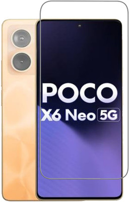 DSCASE Tempered Glass Guard for POCO X6 Neo 5G(Pack of 1)
