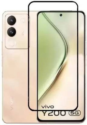 VDAT Edge To Edge Tempered Glass for vivo Y200 5G, vivo Y200(Pack of 1)