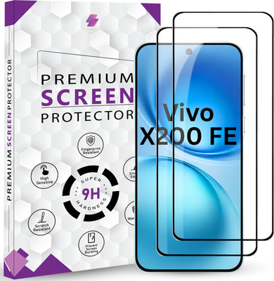 Mobilebies Tempered Glass Guard for Vivo X200 Fe,vivo x200 fe glass,vivo x200 fe tempered glass(Pack of 2)